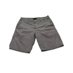Men's Travis Matthew Polyester Blend Gray Golf Shorts 32
